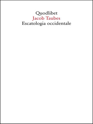 cover image of Escatologia occidentale